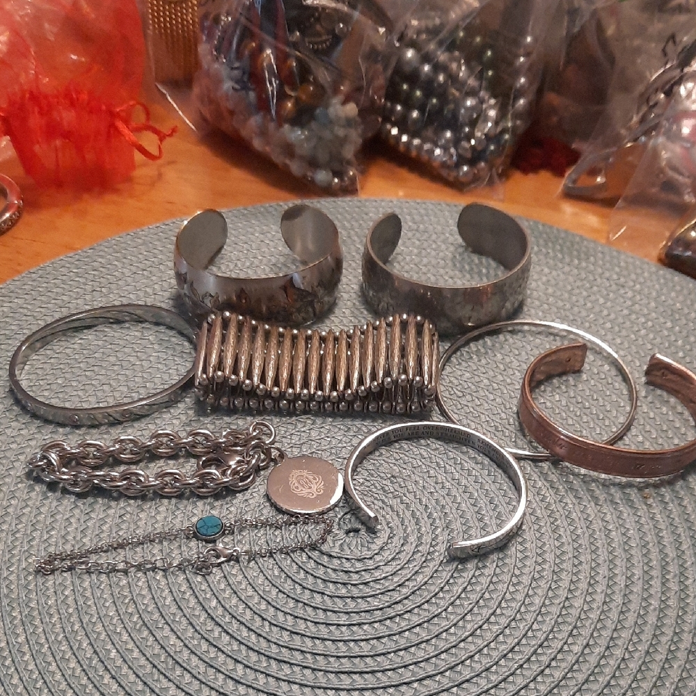 Silvertone Bracelets